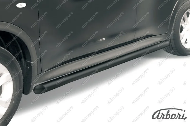 AFZDANJ4WD07B Защита порогов d57 труба Arbori черн. для Nissan JUKE 2011-2014