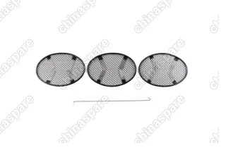 1390310101 Сетка на бампер внешняя для NISSAN Juke 2010-2014, 3 шт., черн., 10 мм