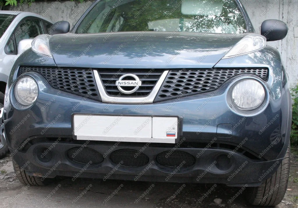 0139031015B Сетка на бампер внешняя для NISSAN Juke 2010-2014, 3 шт., черн., 15 мм