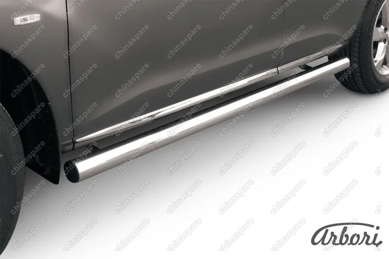 AFZDANIM1105 Защита порогов d76 труба Arbori нерж. сталь для Nissan MURANO 2011-2015