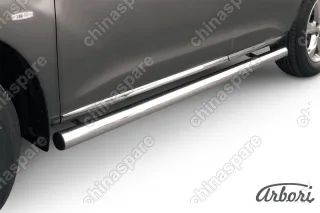 AFZDANIM1105 Защита порогов d76 труба Arbori нерж. сталь для Nissan MURANO 2011-2015