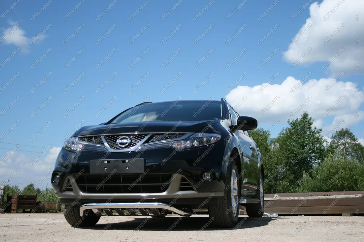 NMUR571316 Защита передняя d 60 с элементами из профиля "Nissan Murano" 2011-, NMUR.57.1316