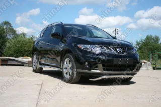 NMUR571316 Защита передняя d 60 с элементами из профиля "Nissan Murano" 2011-, NMUR.57.1316