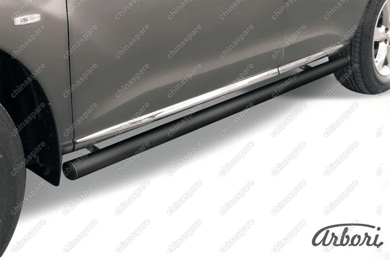 AFZDANIM1105B Защита порогов d76 труба Arbori черн. для Nissan MURANO 2011-2015