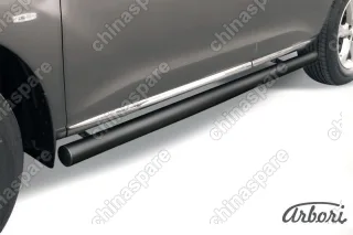 AFZDANIM1106B Защита порогов d57 труба Arbori черн. для Nissan MURANO 2011-2015