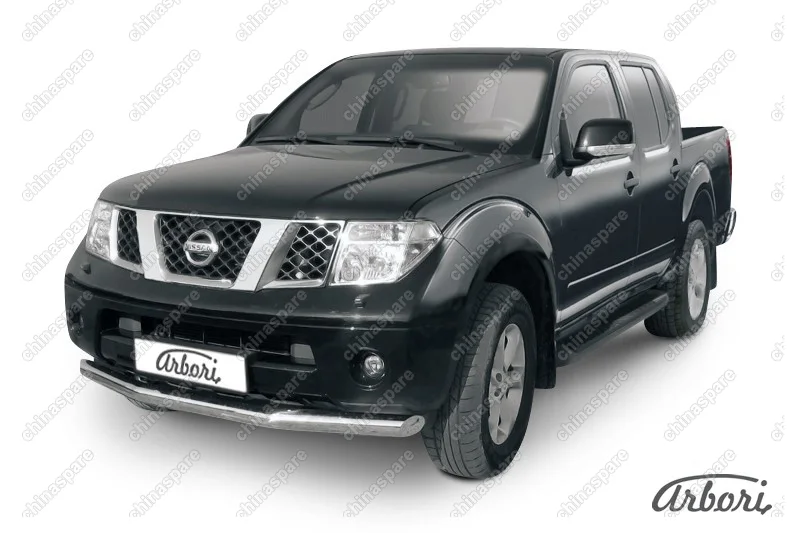 AFZDANIN05 Защита переднего бампера d76 Arbori нерж. сталь для Nissan NAVARA 2014-нв
