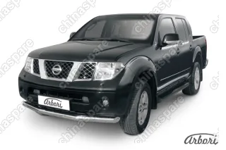AFZDANIN05 Защита переднего бампера d76 Arbori нерж. сталь для Nissan NAVARA 2014-нв