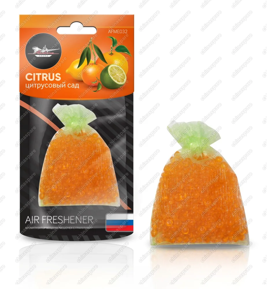 AFME032 Ароматизатор подвесной Мешочек с гранулами цитрусовый сад