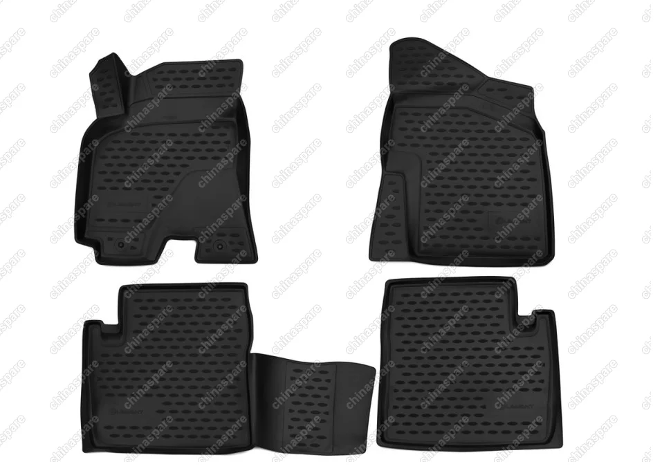 Коврики 3D в салон (Комплект/Полиуретан) Сhery Tiggo 3  2017->,