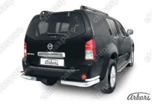 AFZDANIP13 Уголки d76+d42 двойные Arbori нерж. сталь для Nissan PATHFINDER 2004-2010