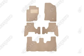 KLEVER04363822112kh Коврики в салон Klever Premium NISSAN Pathfinder АКПП 2010-2014, внед., 5 шт. (текстиль, бежевые)