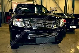 NPTF922175 Декоративные эл-ты решётки радиатора d10(3 эл:2из12 и 1из13 труб)Nissan Pathfinder/Navara 2010- хром, NPTF.92.2175