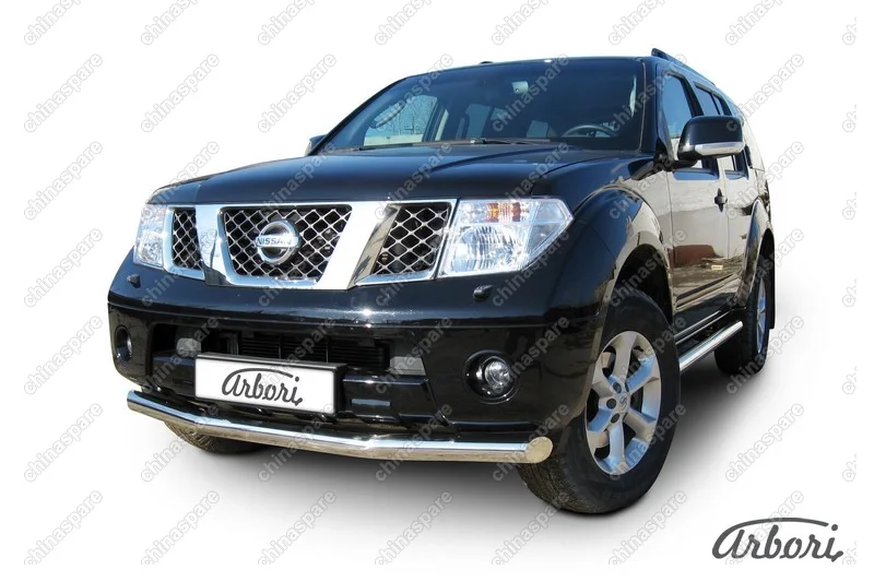 AFZDANIP1101 Защита переднего бампера d76 Arbori нерж. сталь для Nissan PATHFINDER 2011-2014