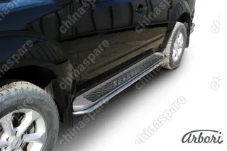AFZDANIP1106 Защита штатного порога d42 Arbori нерж. сталь для Nissan PATHFINDER 2011-2014
