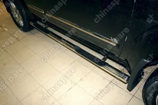 NPTF810768 Пороги труба d 76 с 2-мя проступями (компл 2шт) "Nissan Pathfinder" 2010-, NPTF.81.0768