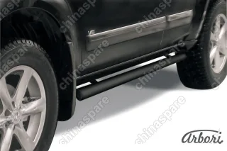 AFZDANIP1104B Защита порогов d76 труба Arbori черн. для Nissan PATHFINDER 2011-2014