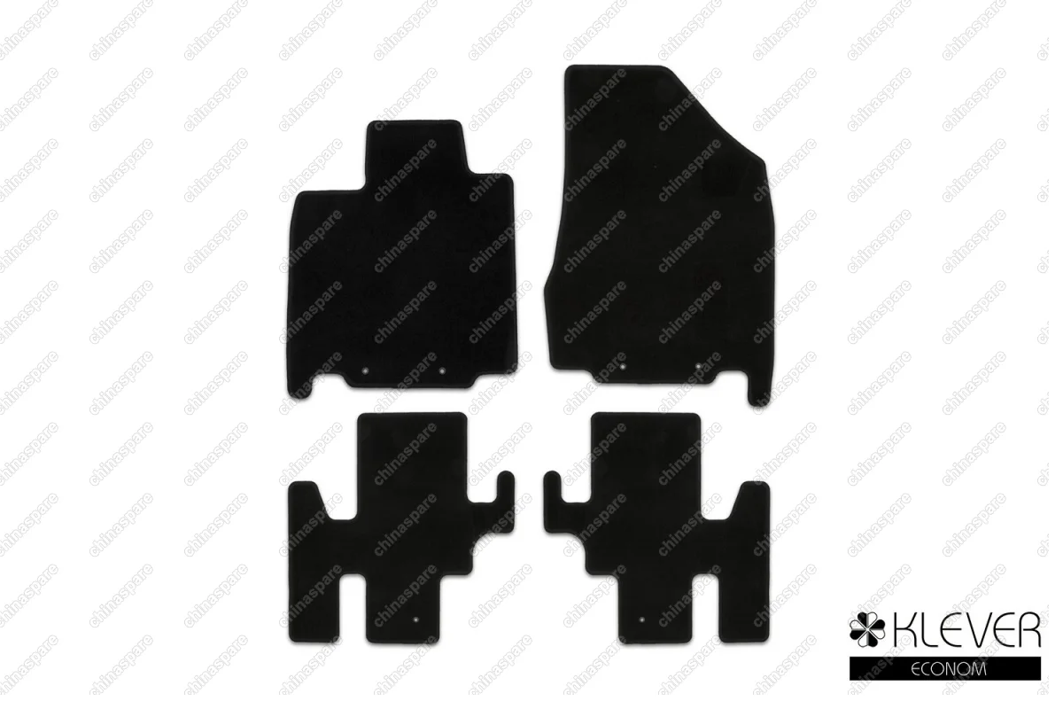 KLEVER01365901200k Коврики в салон Klever Econom NISSAN Pathfinder, 2014->, внед., 4 шт. (текстиль)
