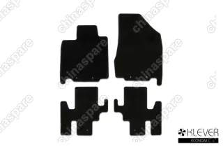 KLEVER01365901200k Коврики в салон Klever Econom NISSAN Pathfinder, 2014->, внед., 4 шт. (текстиль)