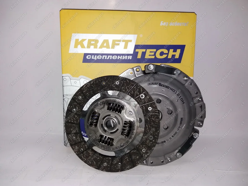 Комплект сцепления с сепаратором Krafttech без выжимного подшипника Chery Amulet