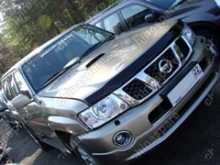 NLDSNIPATR0412 Дефлектор капота темный NISSAN PATROL/SAFARI 2004-2009,