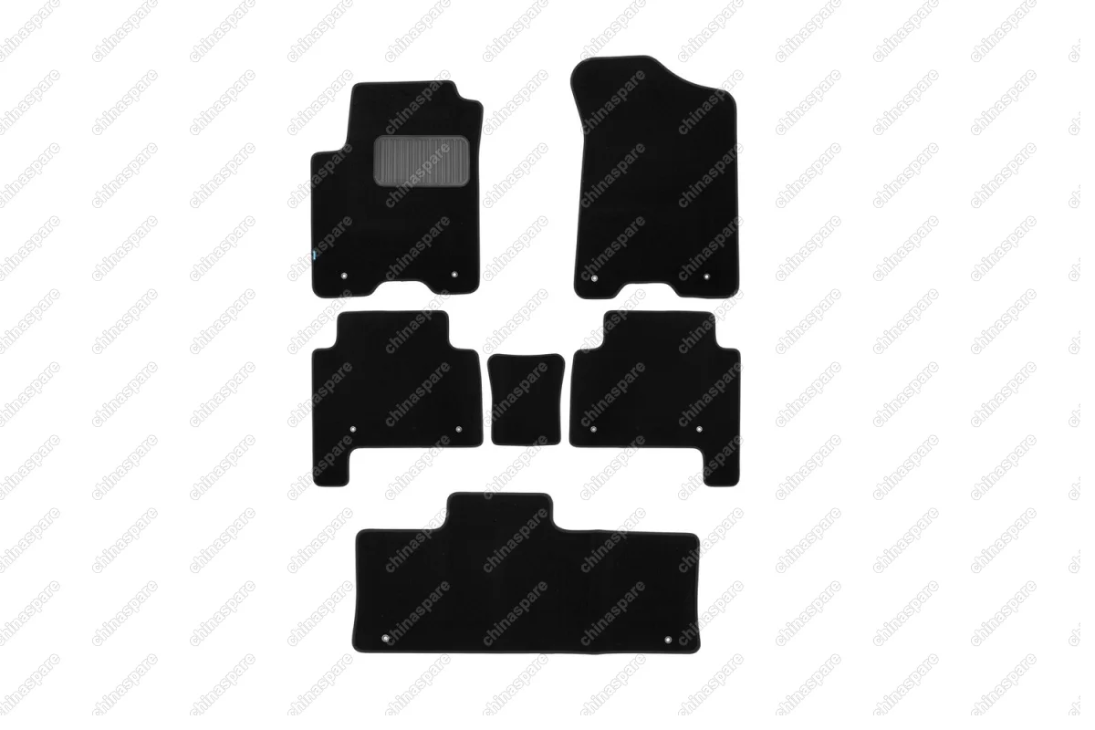 KLEVER03363322110kh Коврики в салон Klever Premium NISSAN Patrol АКПП 2010->, внед., 6 шт. (текстиль)
