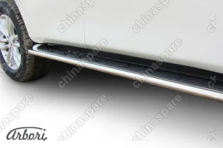 AFZDANIPAT13 Защита штатного порога d42 Arbori нерж. сталь для Nissan PATROL 2012-2014