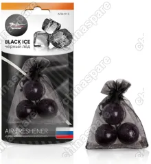 AFSH115 Ароматизатор Шарики в мешочке черный лед