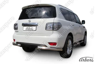 AFZDANIPAT18 Уголки d76+d42 двойные Arbori нерж. сталь для Nissan PATROL 2012-2014