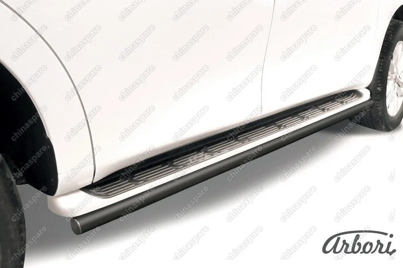 AFZDANIPAT12B Защита штатного порога d57 Arbori черн. для Nissan PATROL 2012-2014