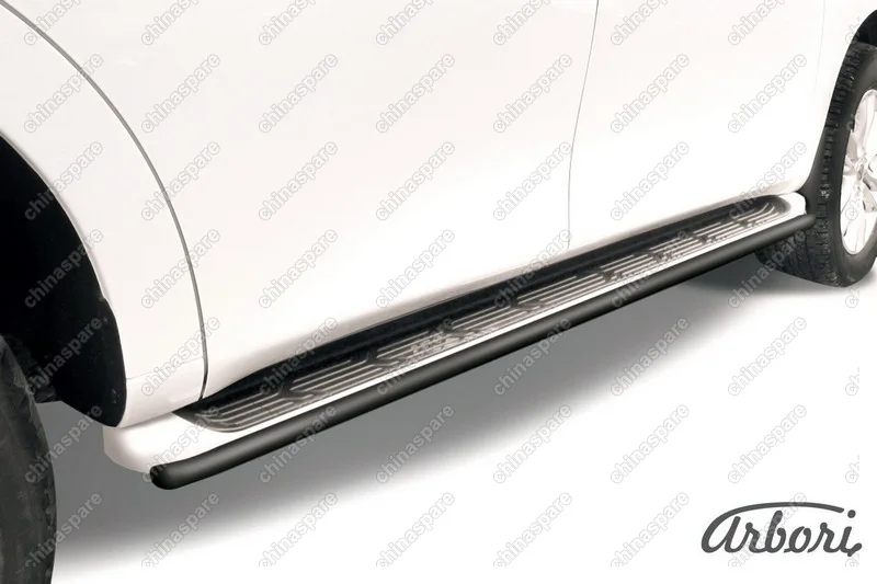 AFZDANIPAT13B Защита штатного порога d42 Arbori черн. для Nissan PATROL 2012-2014