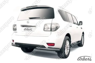 AFZDANIPAT18B Уголки d76+d42 двойные Arbori черн. для Nissan PATROL 2012-2014