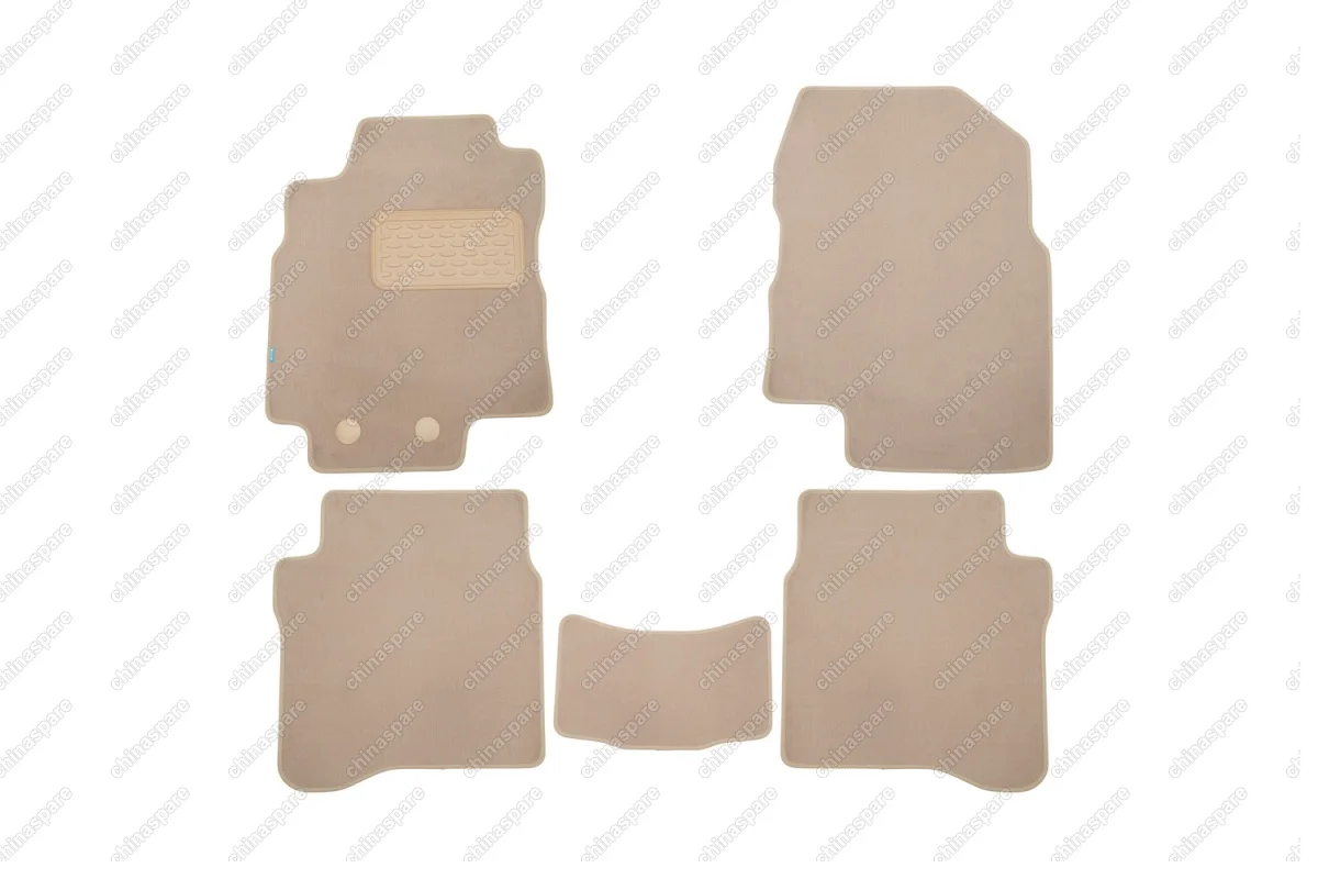 KLEVER04361122112kh Коврики в салон Klever Premium NISSAN Primera (P12) АКПП 2002-2008, сед., 5 шт. (текстиль, бежевые)