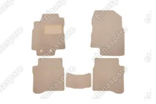 KLEVER04361122112kh Коврики в салон Klever Premium NISSAN Primera (P12) АКПП 2002-2008, сед., 5 шт. (текстиль, бежевые)