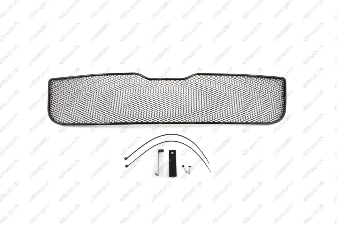 Сетка на бампер внешняя для NISSAN Qashqai 2006-2010, черн., 15 мм