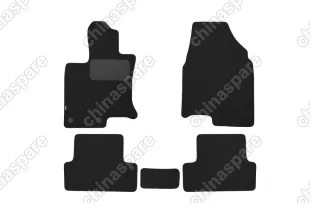 Коврики в салон Klever Premium NISSAN Qashqai 2007-2014, кросс., 5 шт. (текстиль)