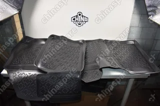 Коврики 3D в салон Chery Tiggo 7, 2017->, (Комплект 4 штуки) (Полиуретан)