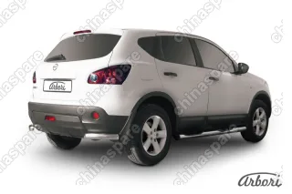Уголки d57 Arbori нерж. сталь для Nissan QASHQAI 2007-2010