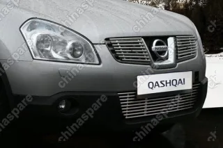 Декоративный элемент воздухозаборника d10 (1 элемент из 9 трубочек) "Nissan Qashqai" 2009 хром, NQSH.97.2236