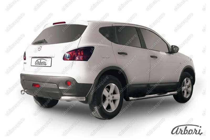 Уголки d57 Arbori нерж. сталь для Nissan QASHQAI 2011-2013