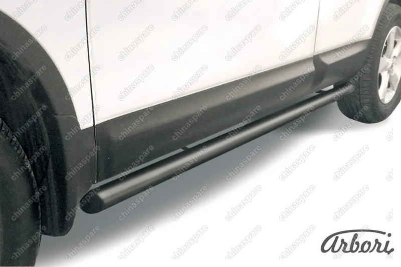 Защита порогов d57 труба Arbori черн. для Nissan QASHQAI 2011-2013