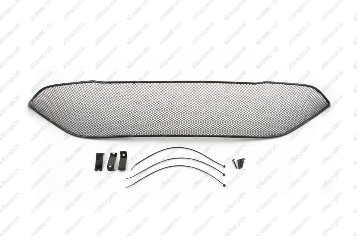 Сетка на бампер внешняя для NISSAN Qashqai 2011-2014, черн., 10 мм