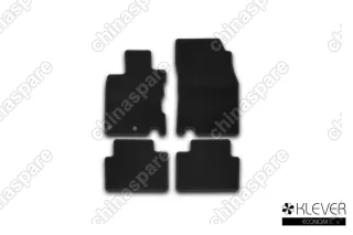 Коврики в салон Klever Econom NISSAN Qashqai 2014->, кросс., сборка ЕВ, 4 шт. (текстиль)