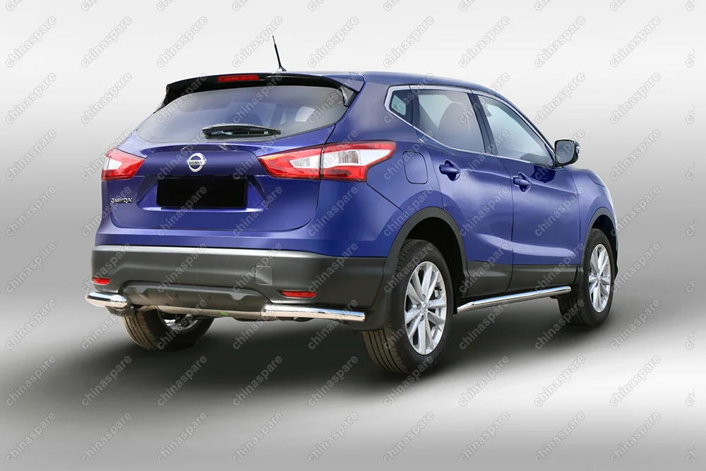 Защита задняя уголки d60,Nissan Qashqai 2014-, NQSH.76.5082
