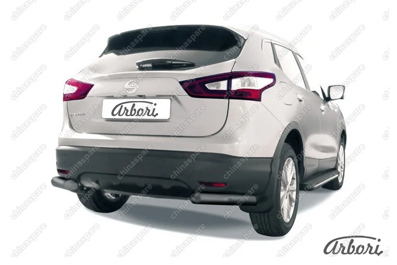 Уголки d76 Arbori черн. для NISSAN Qashqai 2014-нв