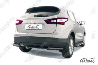 Уголки d76 Arbori черн. для NISSAN Qashqai 2014-нв