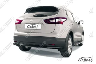Уголки d57 Arbori черн. для NISSAN Qashqai 2014-нв
