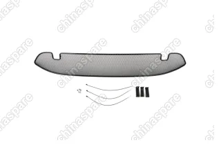 Сетка на бампер внешняя для NISSAN Qashqai 2014-2019, черн., 10 мм, для автомобилей с передним парктроником