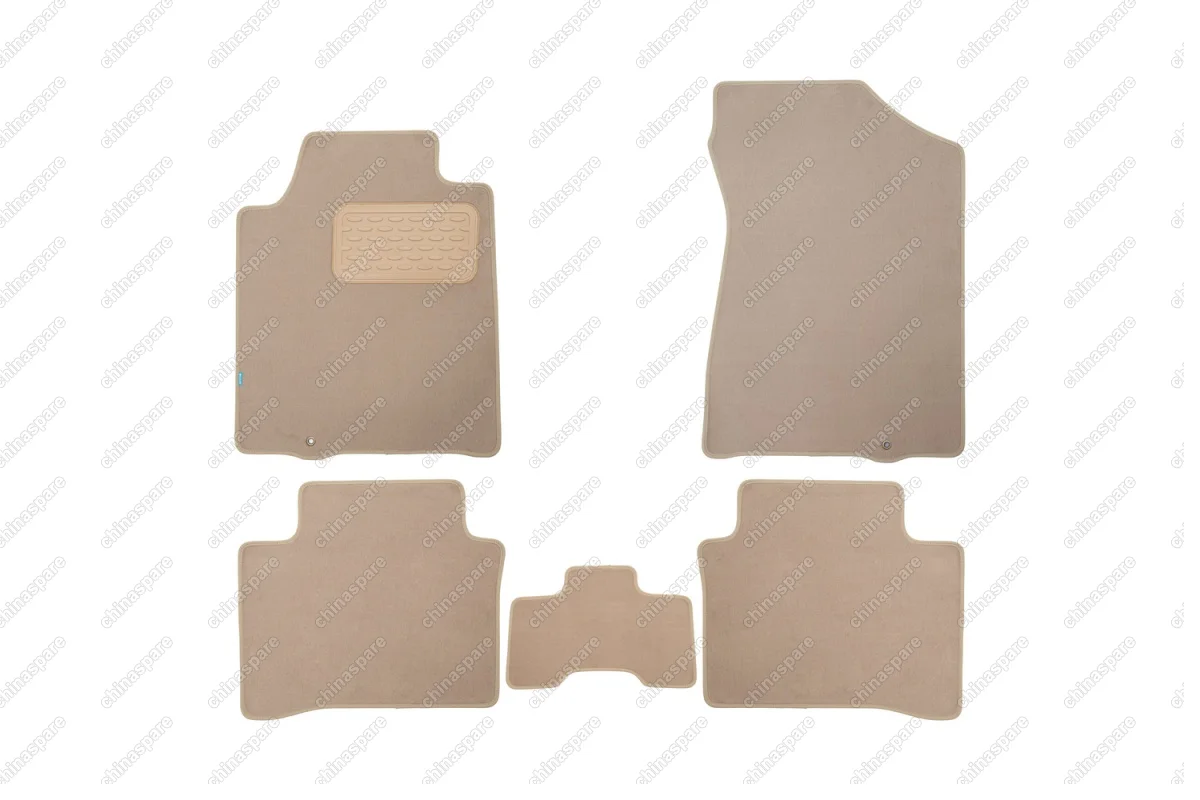 Коврики в салон Klever Premium NISSAN Teana II 2008-2014, сед., 5 шт. (текстиль, бежевые)