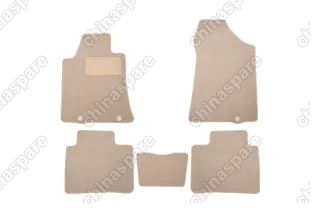 KLEVER04364222112kh Коврики в салон Klever Premium NISSAN Teana 2014->, сед., 5 шт. (текстиль, бежевые)