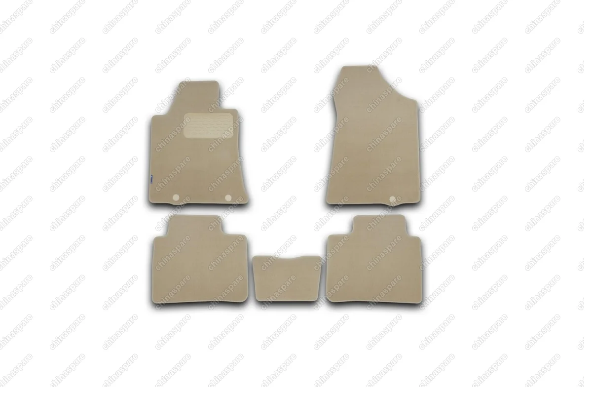 NLT364212112kh Коврики в салон NISSAN Teana 2014->, сед., 5 шт. (текстиль, бежевые)